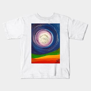 rainbow moon Kids T-Shirt